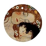 Mother And Child Klimt Ornament (Round)