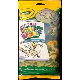 Crayola Disney Fairies Mess Free Color Wonder Coloring Book with Markers by Crayola