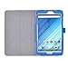 Acer Iconia One 8 B1-850 case, KuGi ® Acer Iconia One 8 B1-850-Multi-Angle Stand Slim-Book PU Leather Cover Case only fit for for Acer Iconia One 8 B1-850 tablet (Blue)