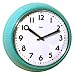 Bai School Wall Clock, Turquoise