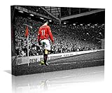 Ryan Giggs Manchester Utd. Framed Canvas Art Print - Contemporary Art - Football Art - Framed Ready to Hang - Buy two or more get Free UK Delivery - Oneblankwall , 24 inch x 40 inch