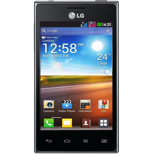 LG Optimus L5 E615 Black Dual Sim Android 4.0 ICS WiFI Unlocked Smart Phone