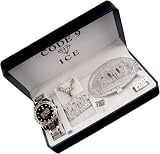 Pimp Sign Iced Out Men's Watch Gift set