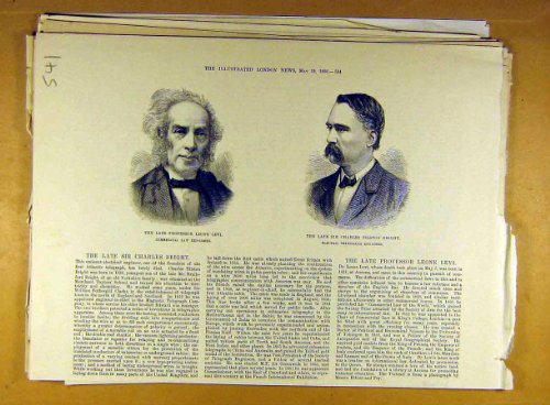 1888 のリーバイズの法律改革者の明るい電信エンジニアの印刷物のJPEG画像