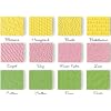 Fiskars Texture Plate Double-Sided Assortment III 6/Package, 12 Designs