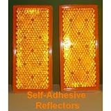 706895 - Self Adhesive Amber Color Multi-Purpose Reflector Case Pack 100