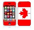 Canadian Flag Decorative Skin Cover Decal Sticker for Apple 3G iPhone / iPhone 3GS 3G S