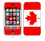 Canadian Flag Decorative Skin Cover Decal Sticker for Apple 3G iPhone / iPhone 3GS 3G S