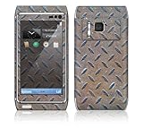 Metal Steel Decorative Skin Cover Decal Sticker for Nokia N8 cell phone