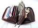 Palm Leather Wallet Organizer for ID, Credit Cards, Cash, Coins -