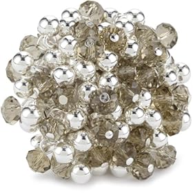 Kenneth Cole New York Modern Utility Silver Bobble Shaky Ring