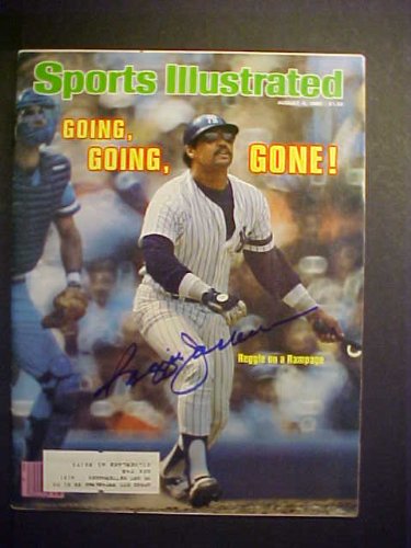 Reggie Jackson New York Yankees Autographed August 4, 1980 Sports Illustrated Magazine