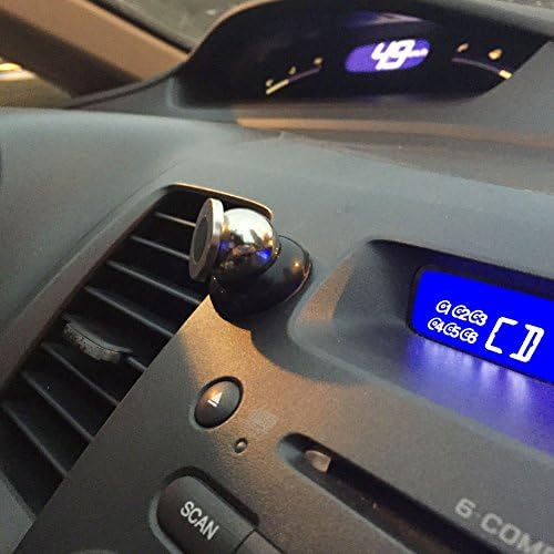 TRIPNEIL 360 free rotation Universal Car Steelie Car Mount Kit for Cellphones Car Mount Holder (Black) for iPhone 6S/6 5S 5C 5 4S, Galaxy S6/S6 Edge, LG G4, Samsung S5 S4, Nexus 5X, HTC M9