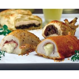 6 pcs (7 oz) Prince Premium Stuffed Chicken Breasts, Cordon Bleu
