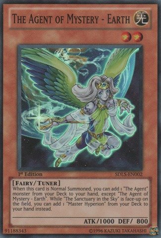 Yu-Gi-Oh! - The Agent of Mystery - Earth (SDLS-EN002) - Structure Deck: Lost Sanctuary - 1st Edition - Super Rare On Sale