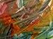 Brush Strokes on Abstractly Painted Background Photographic Poster Print, 16x12