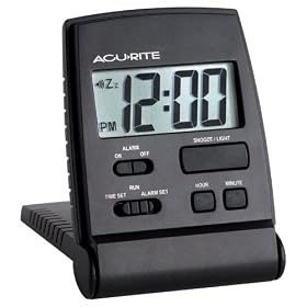 Chaney Instruments Sojourn LCD Travel Alarm Clock