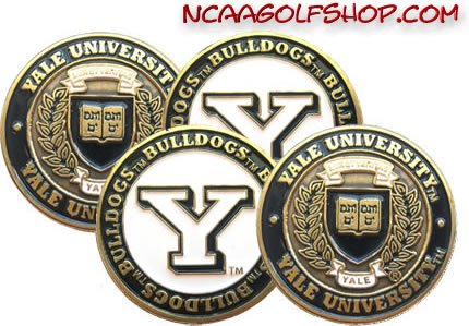 Yale Bulldogs Golf Ball Markers
