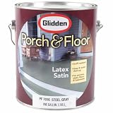Glidden Porch and Floor Latex Satin, Steel Gray 1 Gal by Glidden Paint