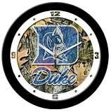 Duke Blue Devils Camo Wall Clock