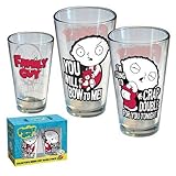 Family Guy Stewie Attitude Pint Glass 2-Pack
