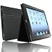 Kolay Black iPad 2 Leather Case & Screen Protector Kit for New Apple iPad 2 (2nd Generation)