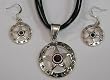Texas Star with Red Rhinestones Jewelry Set