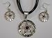 Texas Star with Red Rhinestones Jewelry Set