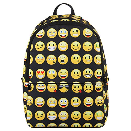 Hynes Eagle Emoji Kids Backpack (Black)