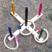 Garden/Outdoor Quoit Ring Toss Traditional Game Set