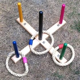 Garden/Outdoor Quoit Ring Toss Traditional Game Set