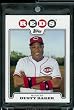 2008 Topps # 582 Dusty Baker, Manager - Cincinnati Reds - MLB Baseball Trading Card in a Protective Screw Down Display Case