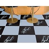 San Antonio Spurs NBA Carpet Tiles (18x18" tiles)"