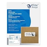 Block-out Label,Permanent Adhesive,1x2-3/5,750/PK,White, Sold as 1 pack