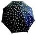 Punk Rock Retro SILVER STAR BURST Rain Umbrella