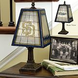 Memory Company San Diego Padres 14 Art Glass Lamp