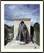 Grief Statue, Rock Creek Cemetary, Washington, D.C. Photograph - Beautiful approx. 22"x26" Framed & Matted - 7/8" Rounded, Shiny, Black Metal Frame - Photographic Print by Carol M. Highsmith