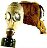Soviet Russian WWII Gas Mask Adult w/ Shoulder Bag