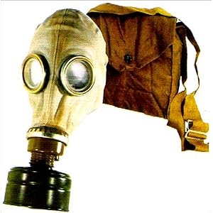 Soviet Russian WWII Gas Mask Adult w/ Shoulder Bag