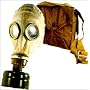 Soviet Russian WWII Gas Mask Adult w/ Shoulder Bag