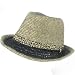 New Braid Crochet Fedora Trilby Packable Hat Black Medium
