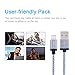 EverDigi 4 Pack 6FT Lightning Cable Cord charger Nylon Braided 8pin to USB Charge and Sync Cable for iPhone SE/6/6s/6 plus/6s plus,5c/5s/5,iPad Air/Mini,iPod Nano/Touch, Compatible with Ios9