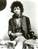 Jimi Hendrix Photo Poster Drumming Drums Music Rock Star Photos Posters 11x14