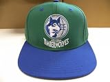 NBA Minnesota Timberwolves Green 2 Tone Logo Snapback Cap
