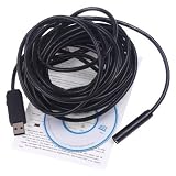 USB Endoscope Waterproof Inspection Camera Borescope 7M
