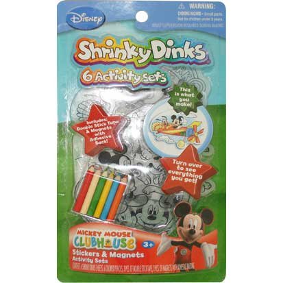 Mickey Mouse Shrinky Dinks