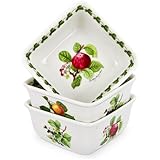 Portmeirion Pomona Mini Dishes Square Set Of 3