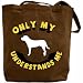 Canvas Tote Bag Brown  Only My Greater Swiss Mountain Dog Understands Me  Dog