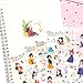 1000Art Planner Stickers Pack(18 Sheets / 200+) Holiday,Coffee,Travel Life Sticker Set for DIY Arts and Crafts,Planner,Notebook Journals,Scrapbooks,Calendars, Album
