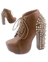 Shoes: Twin Tigers Women Francheska-07 boots Camel PU 6